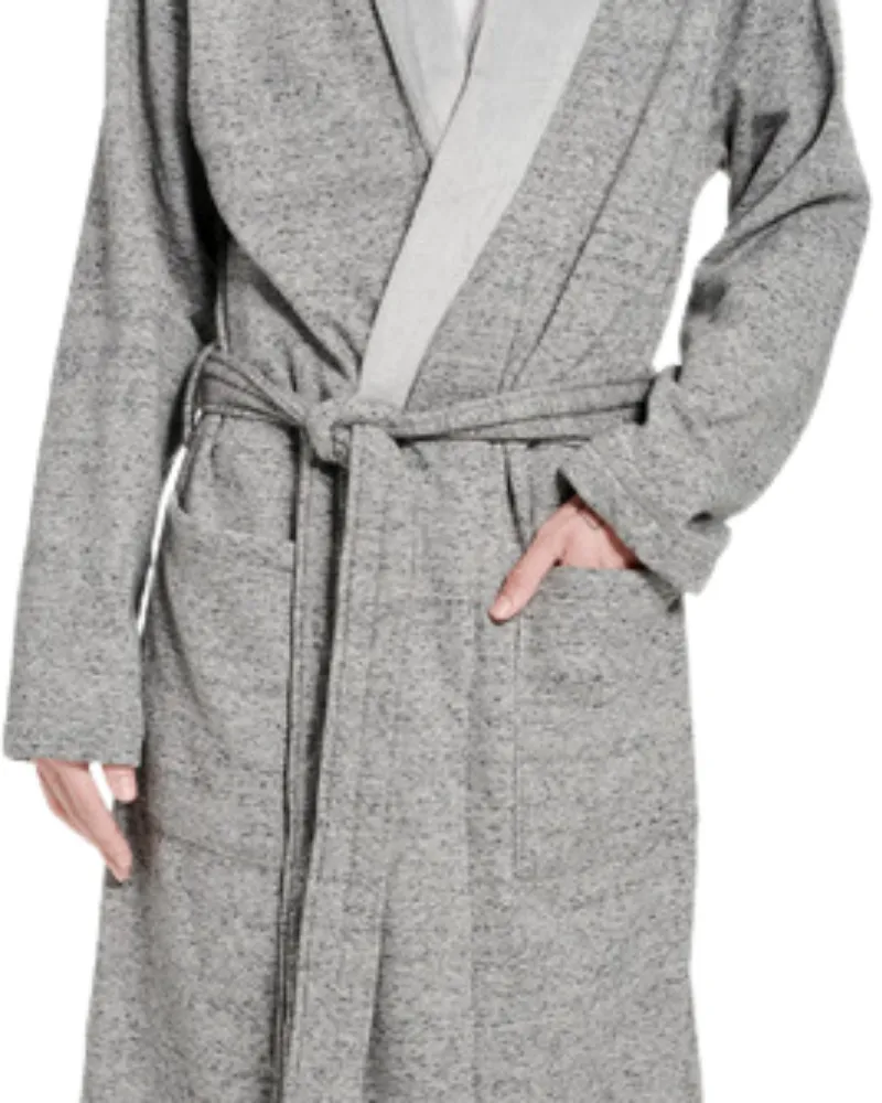 1096932  Grey Heather Robinson Men's Wrap Robe