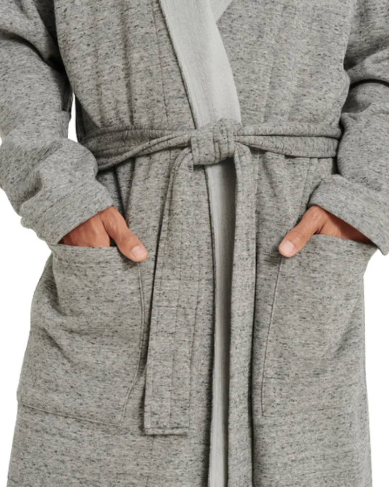 1096932  Grey Heather Robinson Men's Wrap Robe