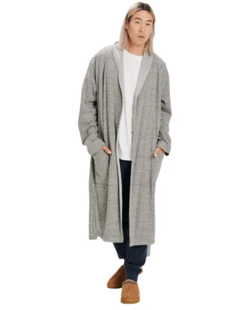 1096932  Grey Heather Robinson Men's Wrap Robe