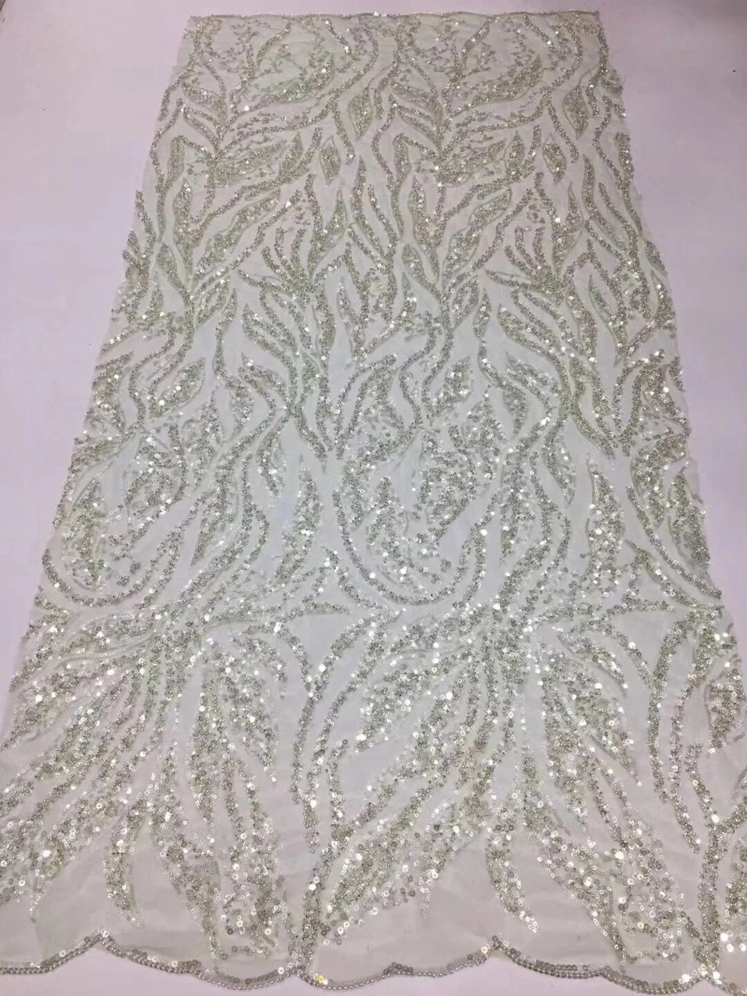 5 YARDS / 9 COLORS / Eliza Abstract Geometric Embroidery Mesh Lace / Party Prom Bridal Dress Fabric