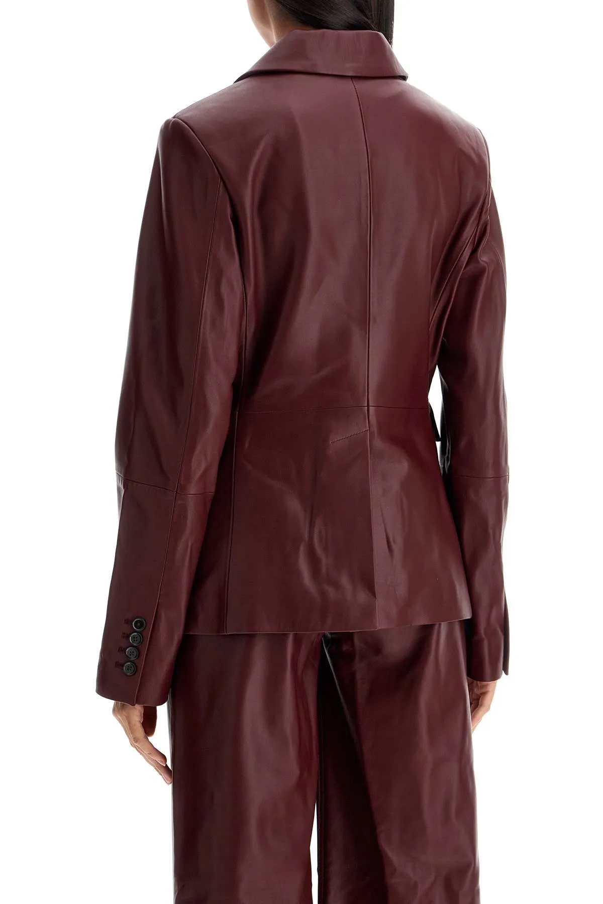 aldo leather blazer ALDO BURGUNDY