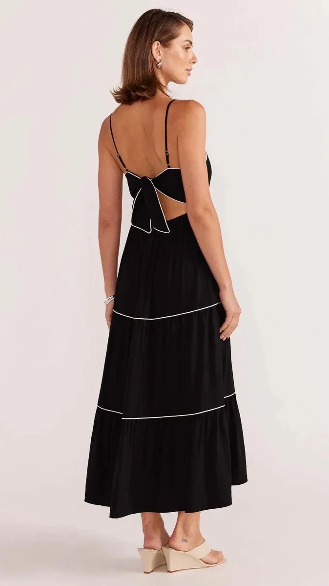 Alexe Tie Back Dress Black