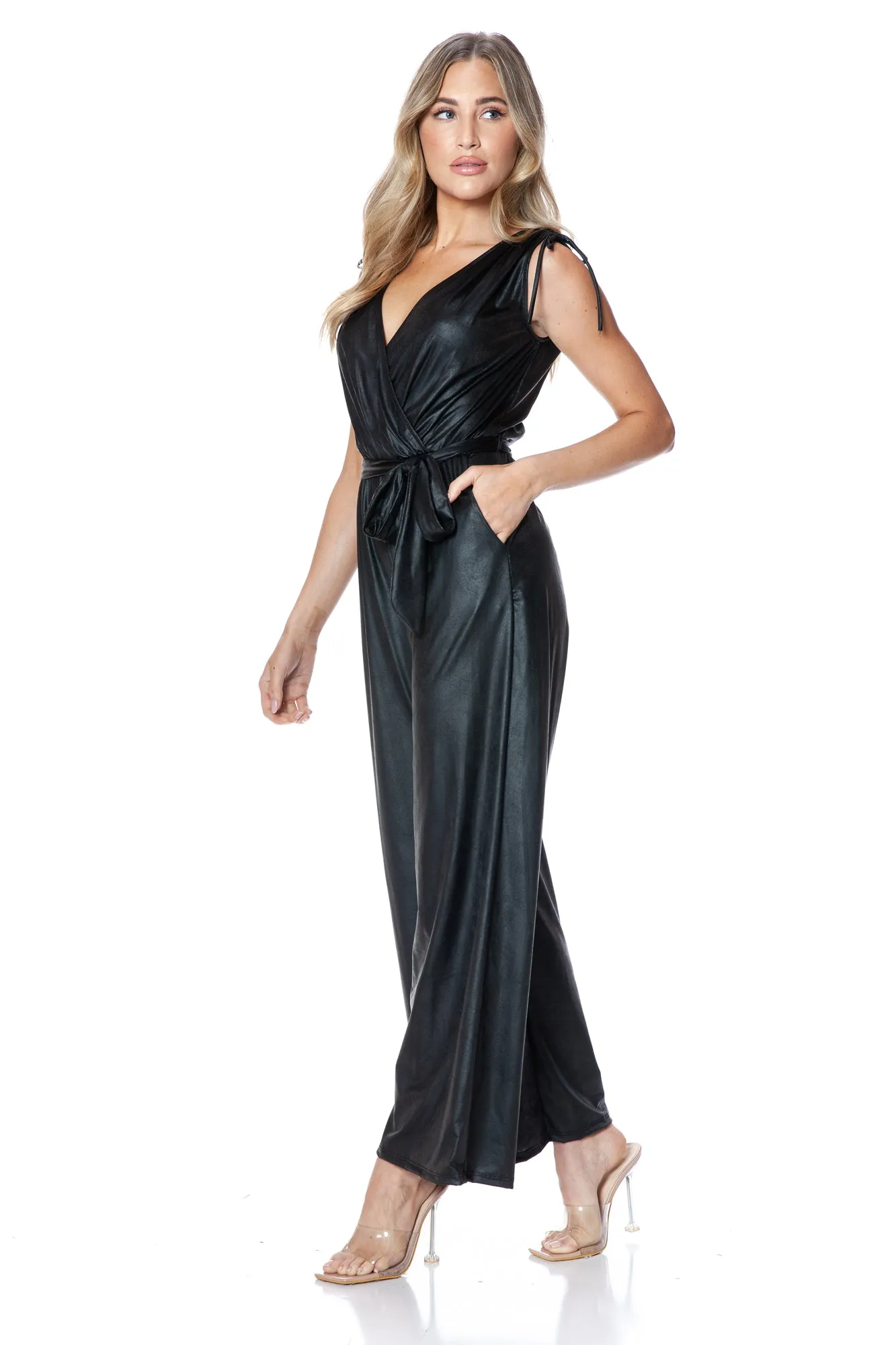 Ariella Belted Jumpsuit