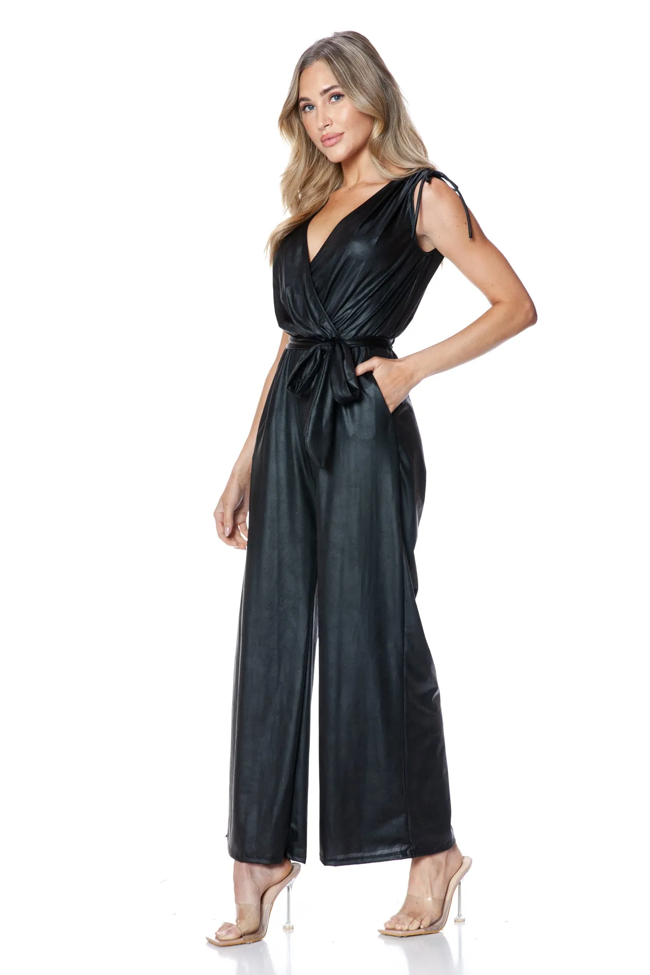 Ariella Belted Jumpsuit