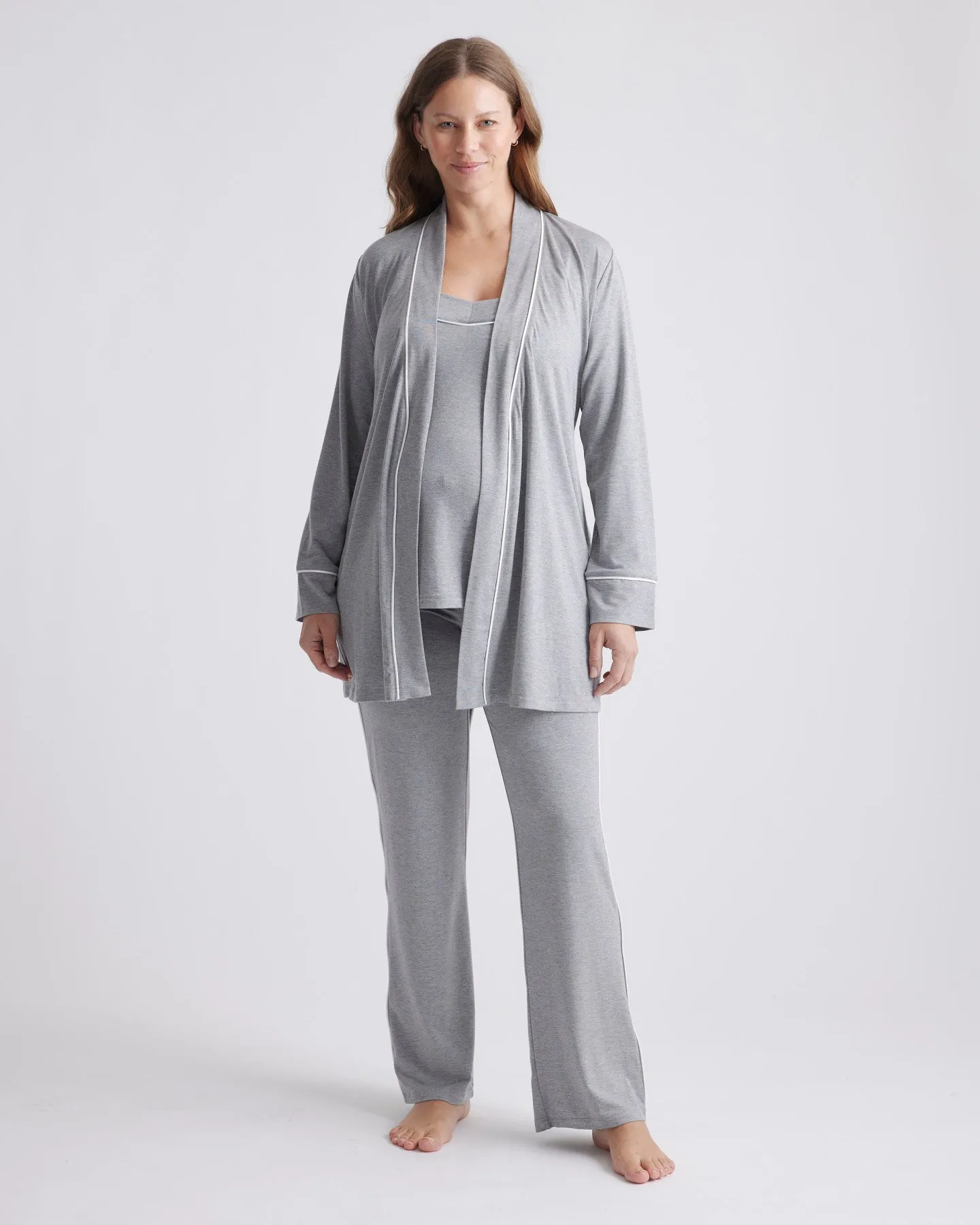 Bamboo Maternity & Nursing Pajama Set