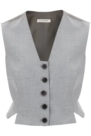 bettas tailoring vest Q72379002 GREY MELANGE