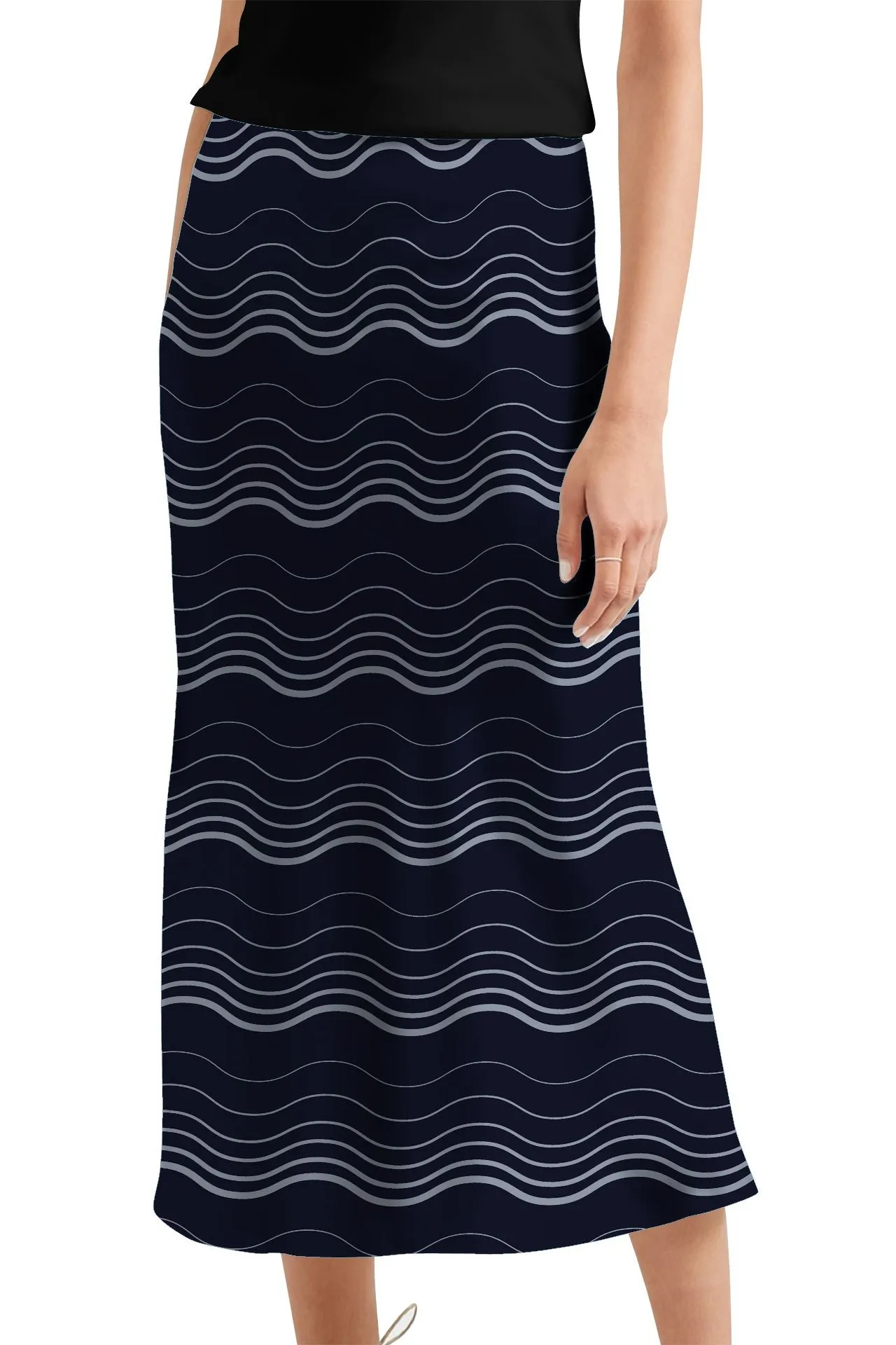 Black Pencil Skirt Knee Length