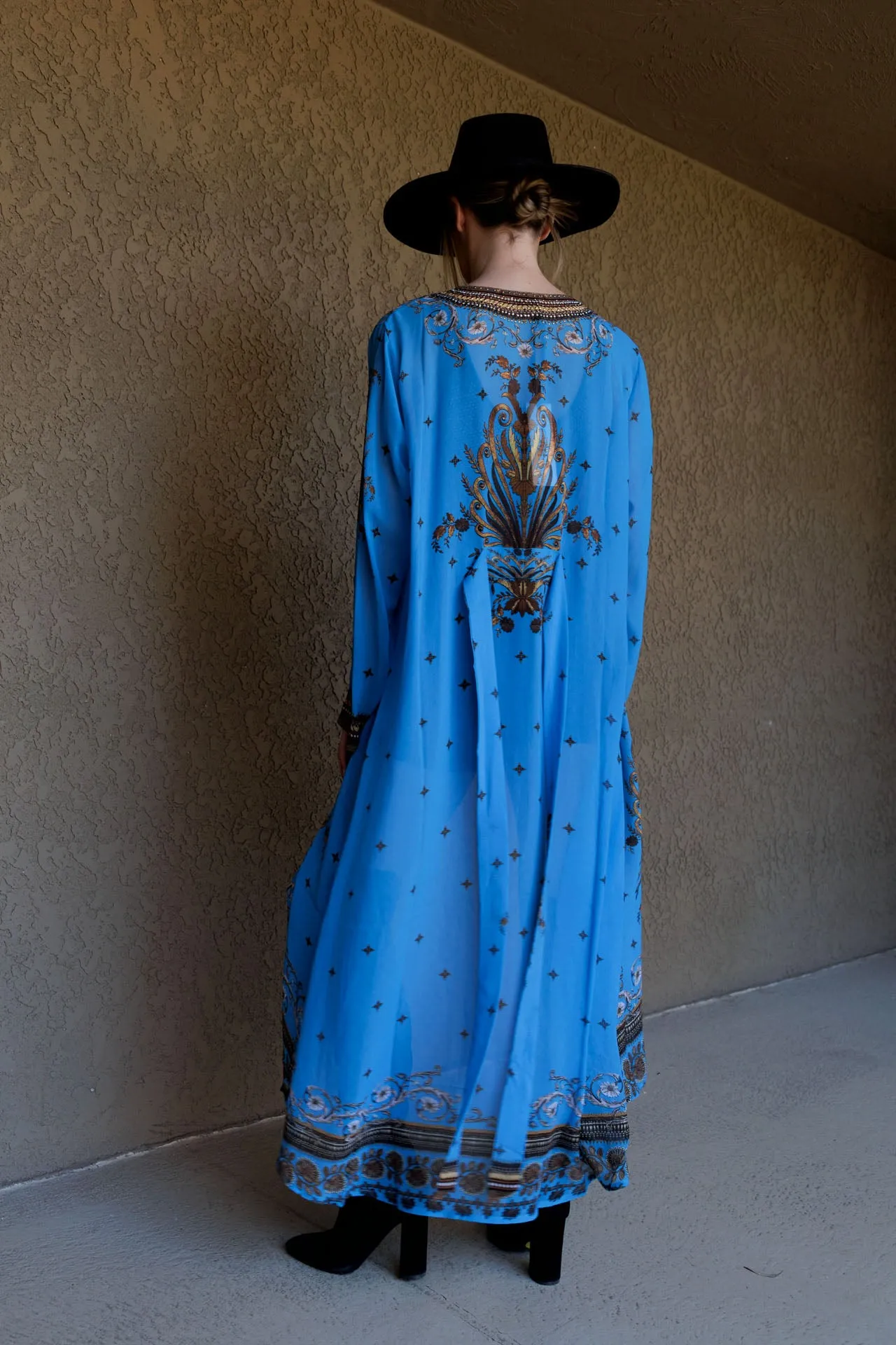 Blue Swimsuit Coverup for Women