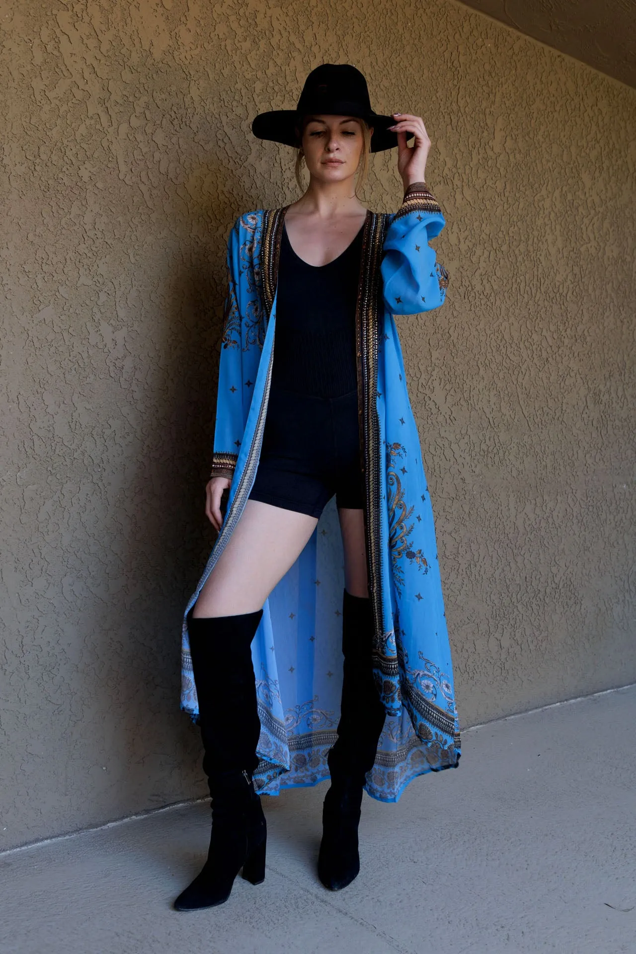 Blue Swimsuit Coverup for Women