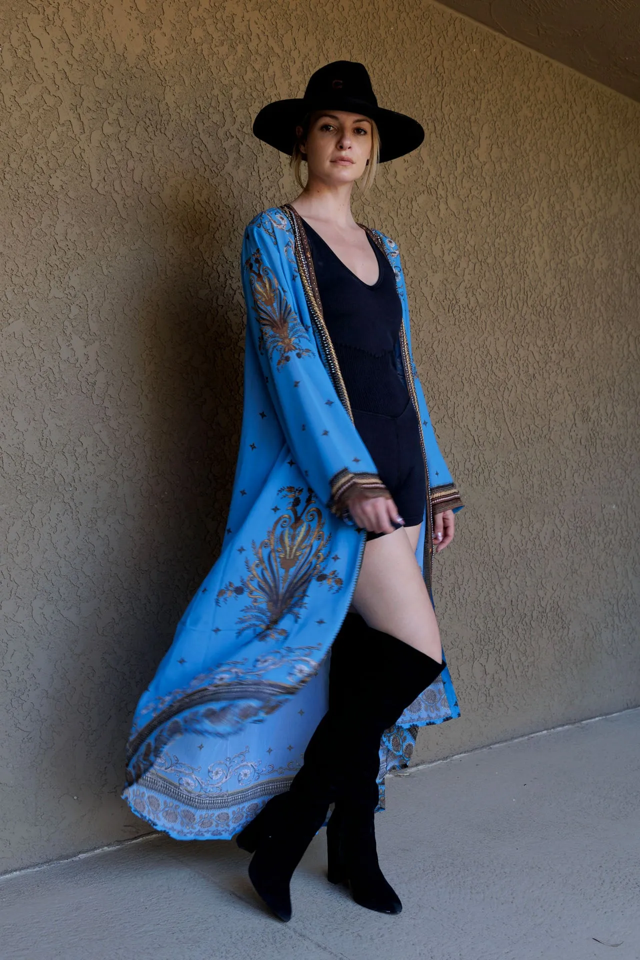 Blue Swimsuit Coverup for Women