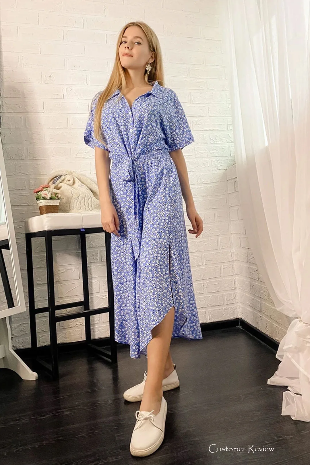 Boho Midi Dress, Sundress, Layla Red