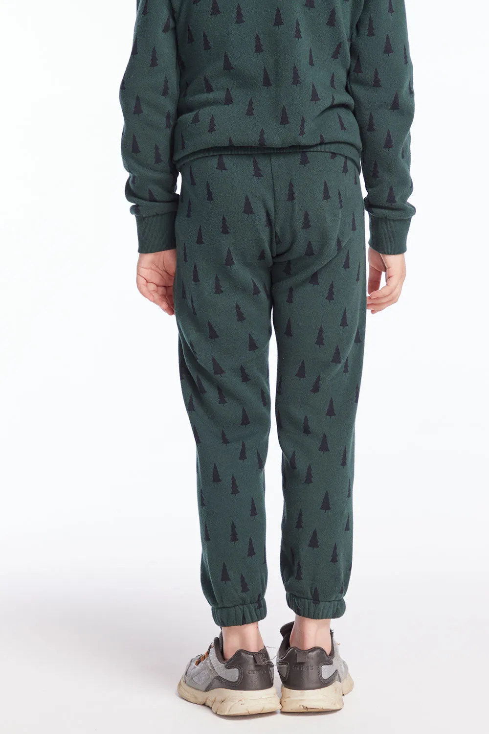 Boys Forest Pine No Side Seam Joggers