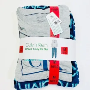 Calvin Klein Kids Girls 2-Piece Cozy Pajama Lounge Set