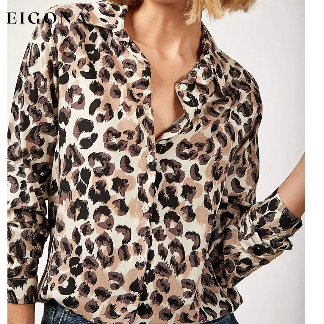 Casual Long Sleeve Button Down Shirts Tops