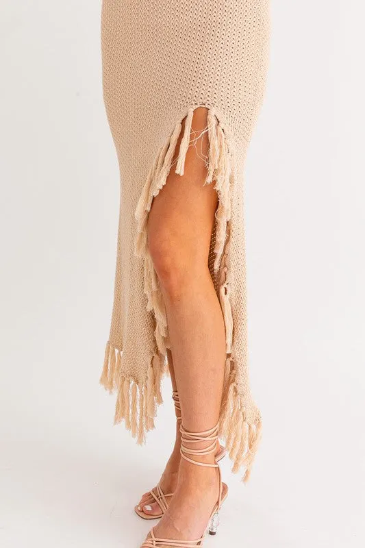 Catalina Island Tassel Midi Skirt - Extra Small - Final Sale