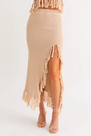 Catalina Island Tassel Midi Skirt - Extra Small - Final Sale