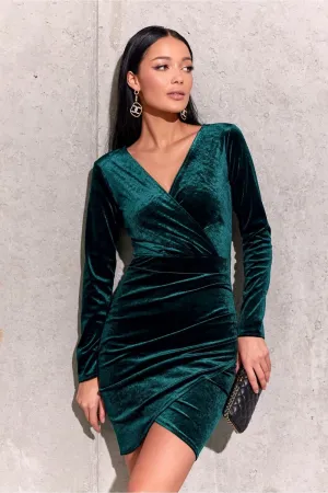 Chic Layered Neckline Evening Gown for Women by Roco Fashion
