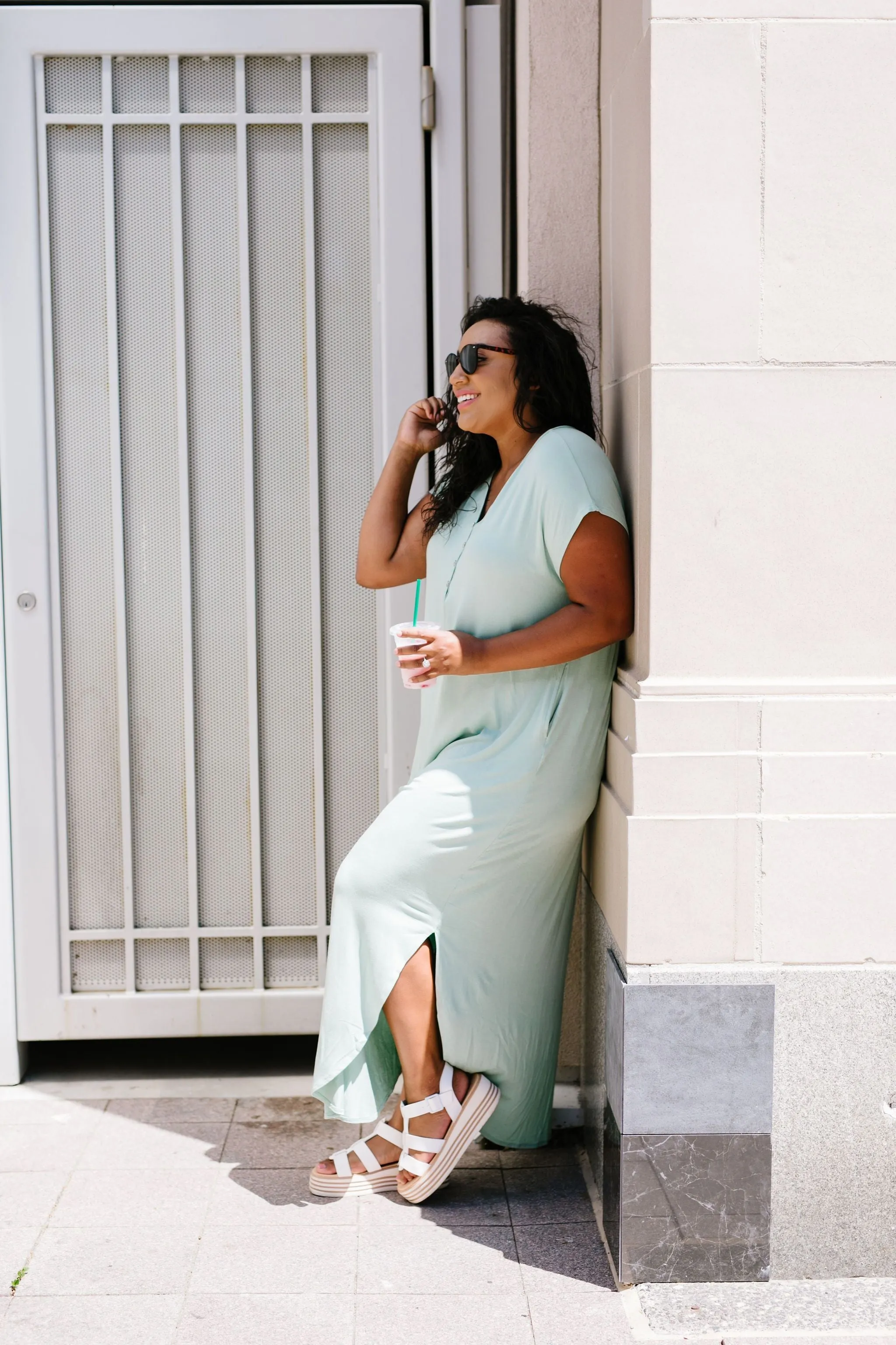 Chillax Summer Maxi In Sage