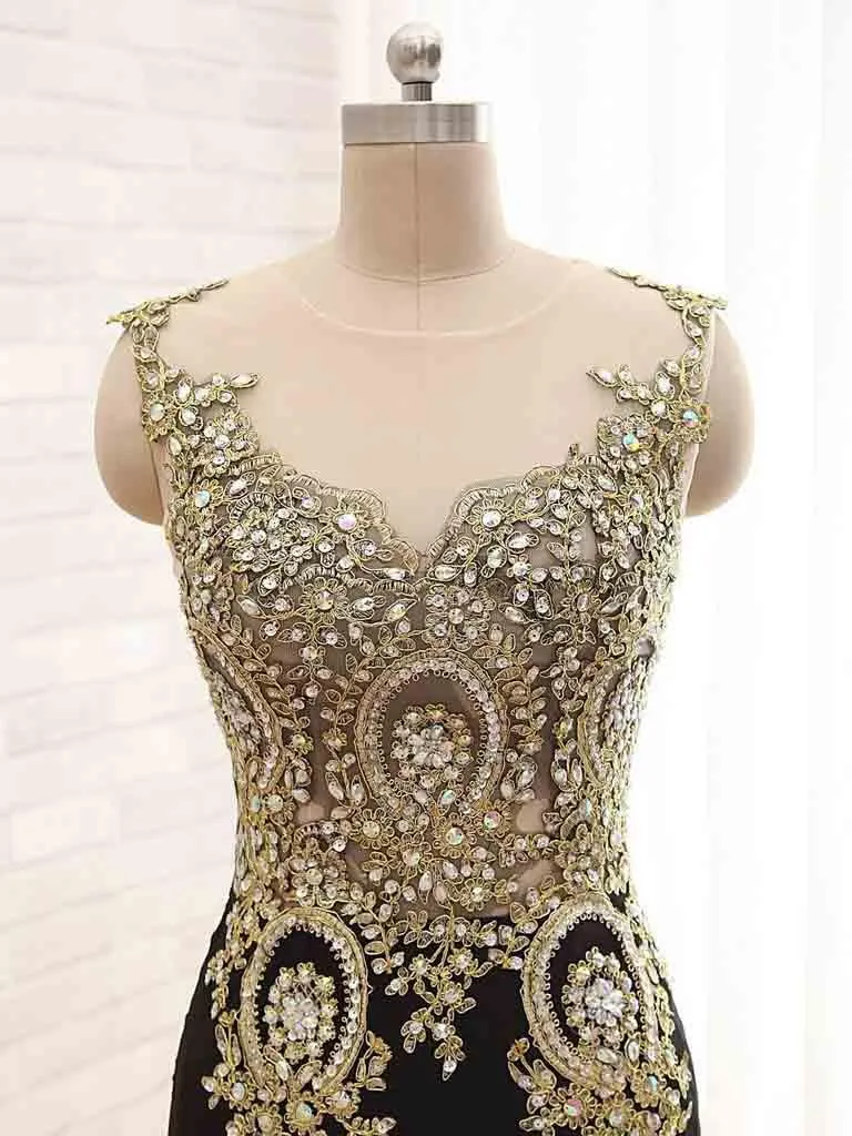 Classical V-neck Mermaid Satin  Evening Dress Prom Dresses TP0012