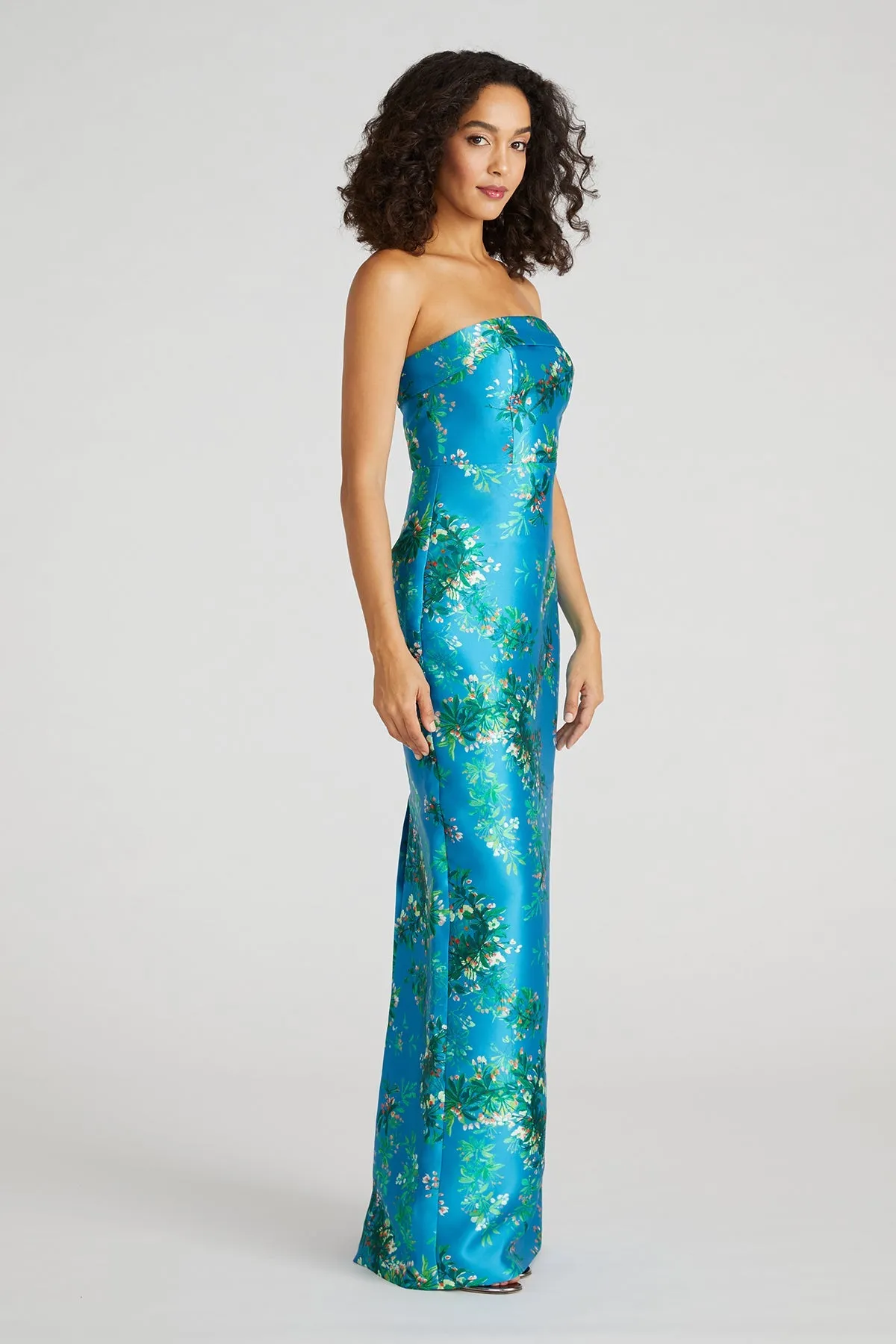 Cleo | Strapless Column Gown