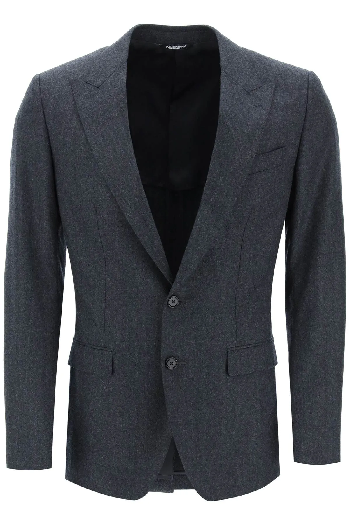 Dolce & gabbana "single-breasted flannel G2TL2T FU21Q MELANGE GRIGI
