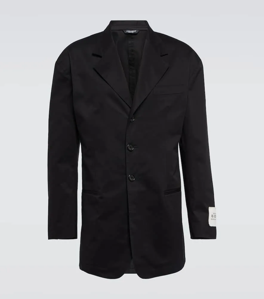 Dolce&Gabbana Cotton gabardine suit jacket