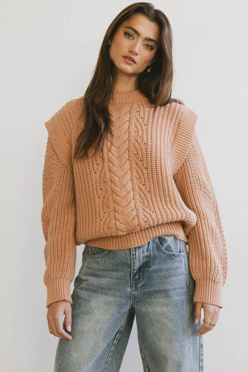 Dream Knit Sweater in Blush
