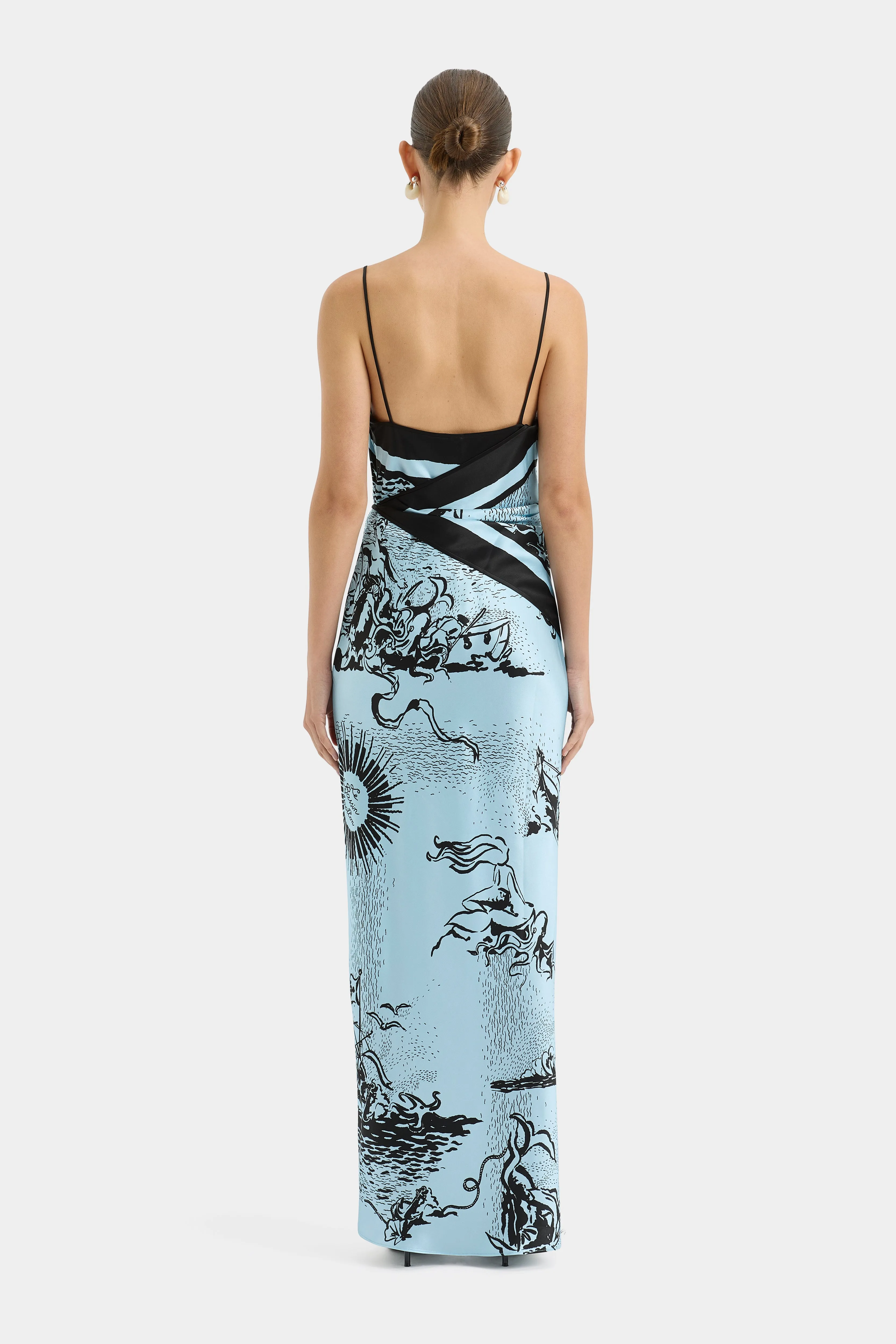 DREAMWOOD SCARF MIDI DRESS