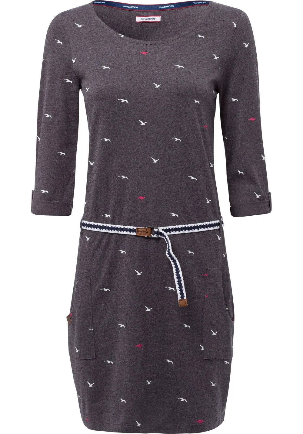Dress KangaROOS, speckled purple