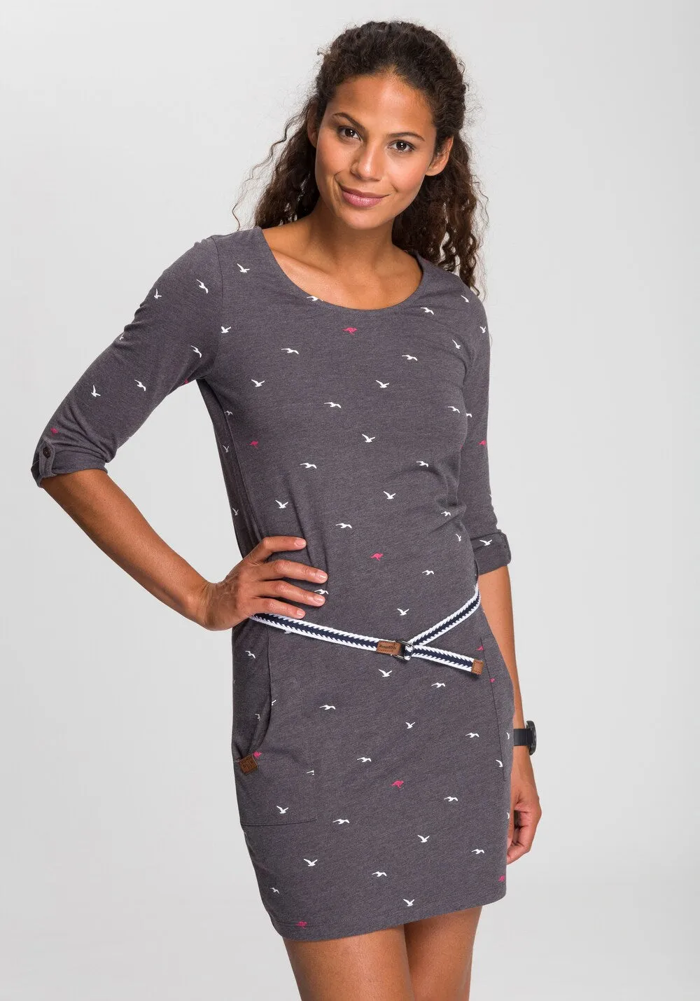 Dress KangaROOS, speckled purple