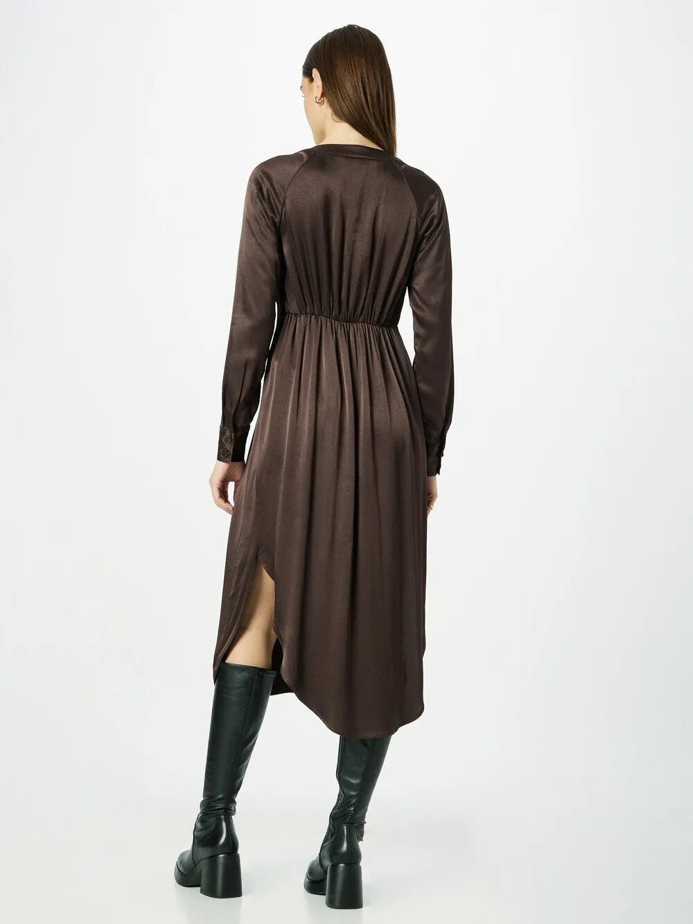 Dress La Strada Unica CASSANDRA, dark brown