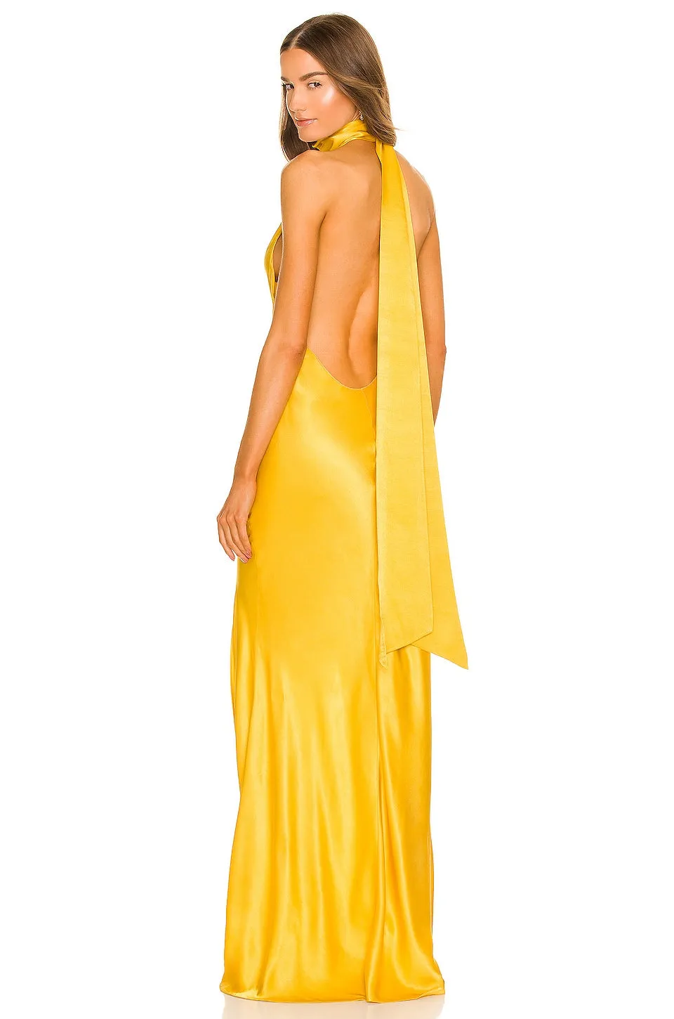 Dress SAU LEE Penelope Gown, gold