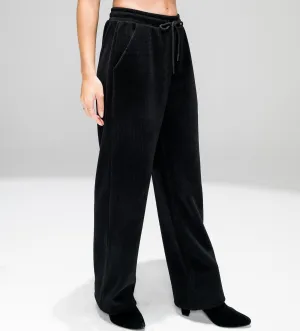 Elegant Imported Fawn Wide-Leg Trackpant