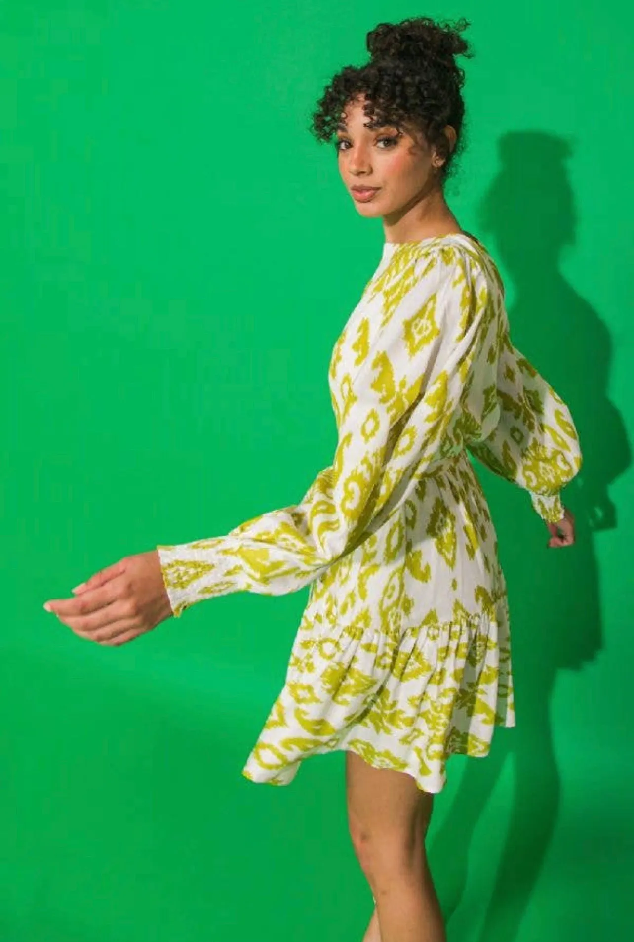 Feeling Lime Mini Dress