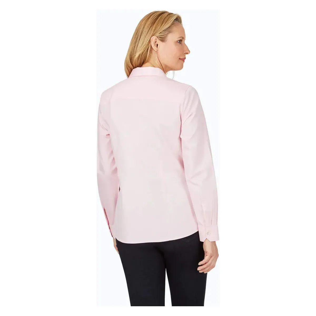 Foxcroft Dianna Long Sleeve Button Down Blouse