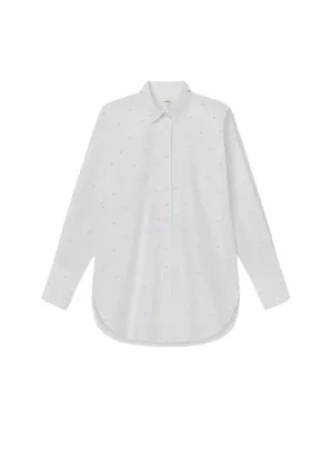 Frame Oversized Pearl Shirt