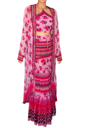 Fuchsia Womens Beach Kaftan