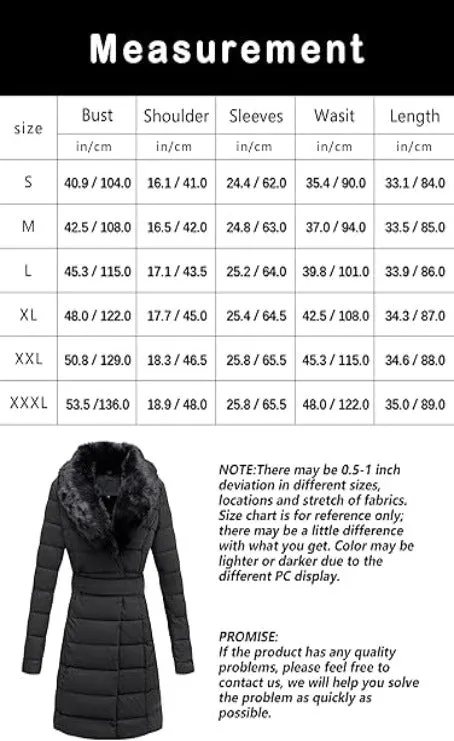 Giolshon Women's Puffer Jacket Faux Leather Bubble Padding Sherpa-Lined Coat