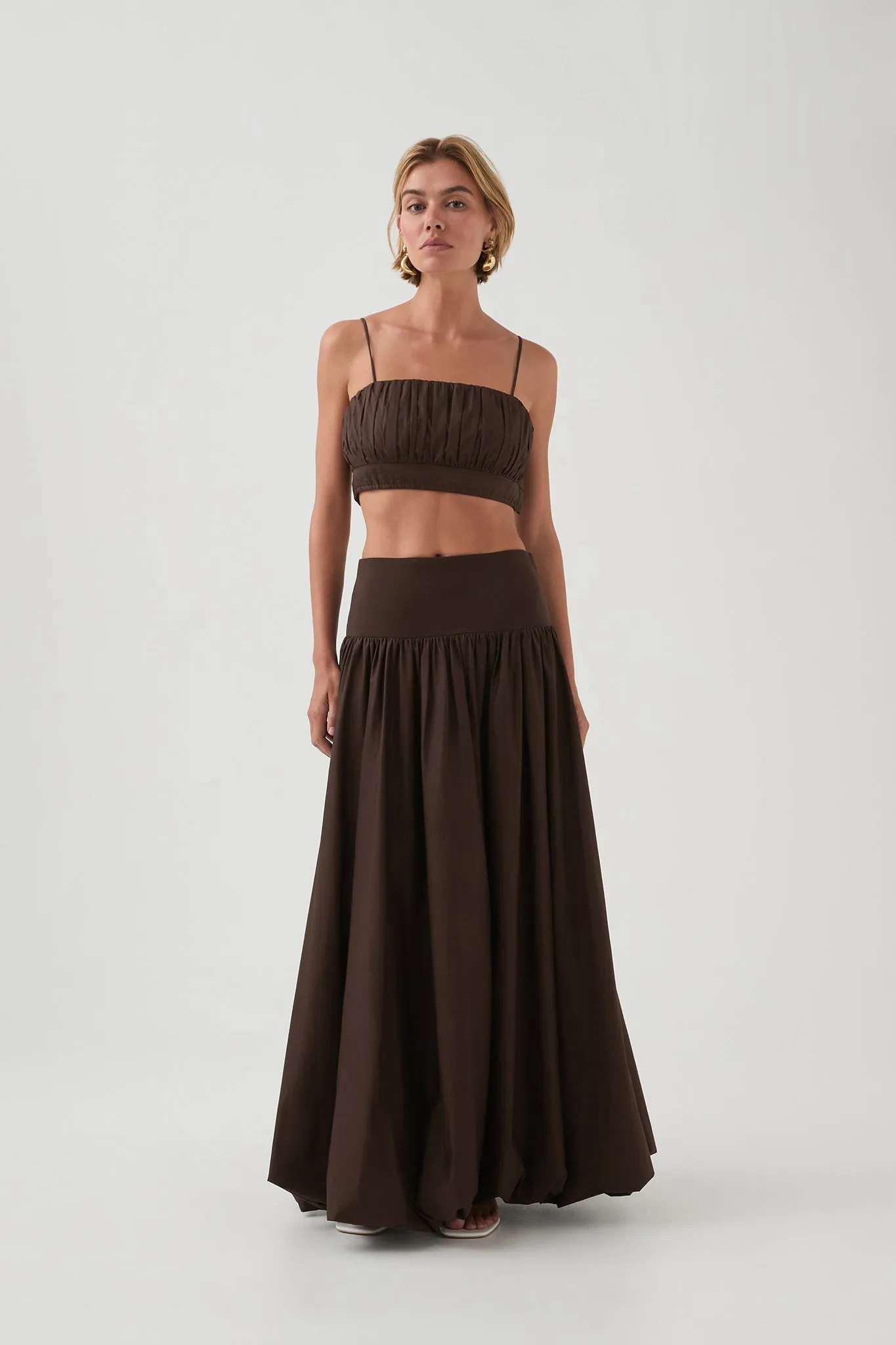 Havana Bubble Midi Skirt