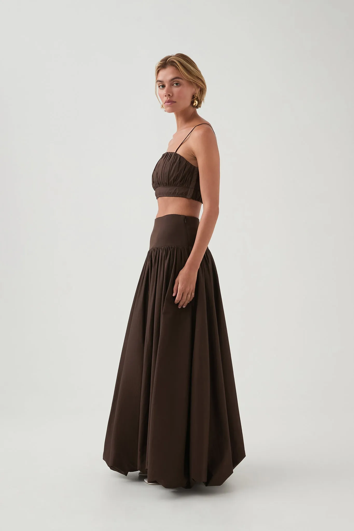 Havana Bubble Midi Skirt