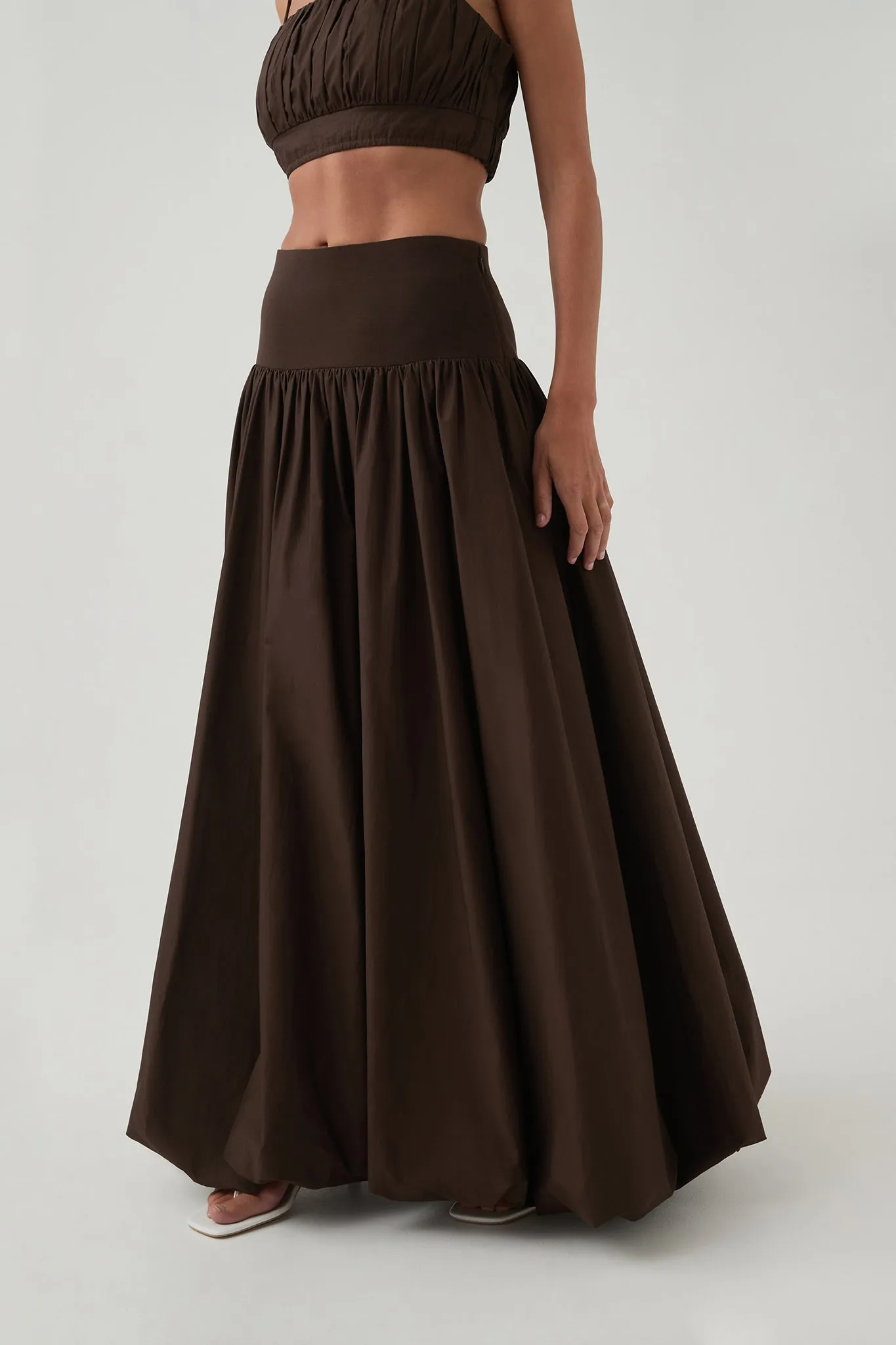 Havana Bubble Midi Skirt