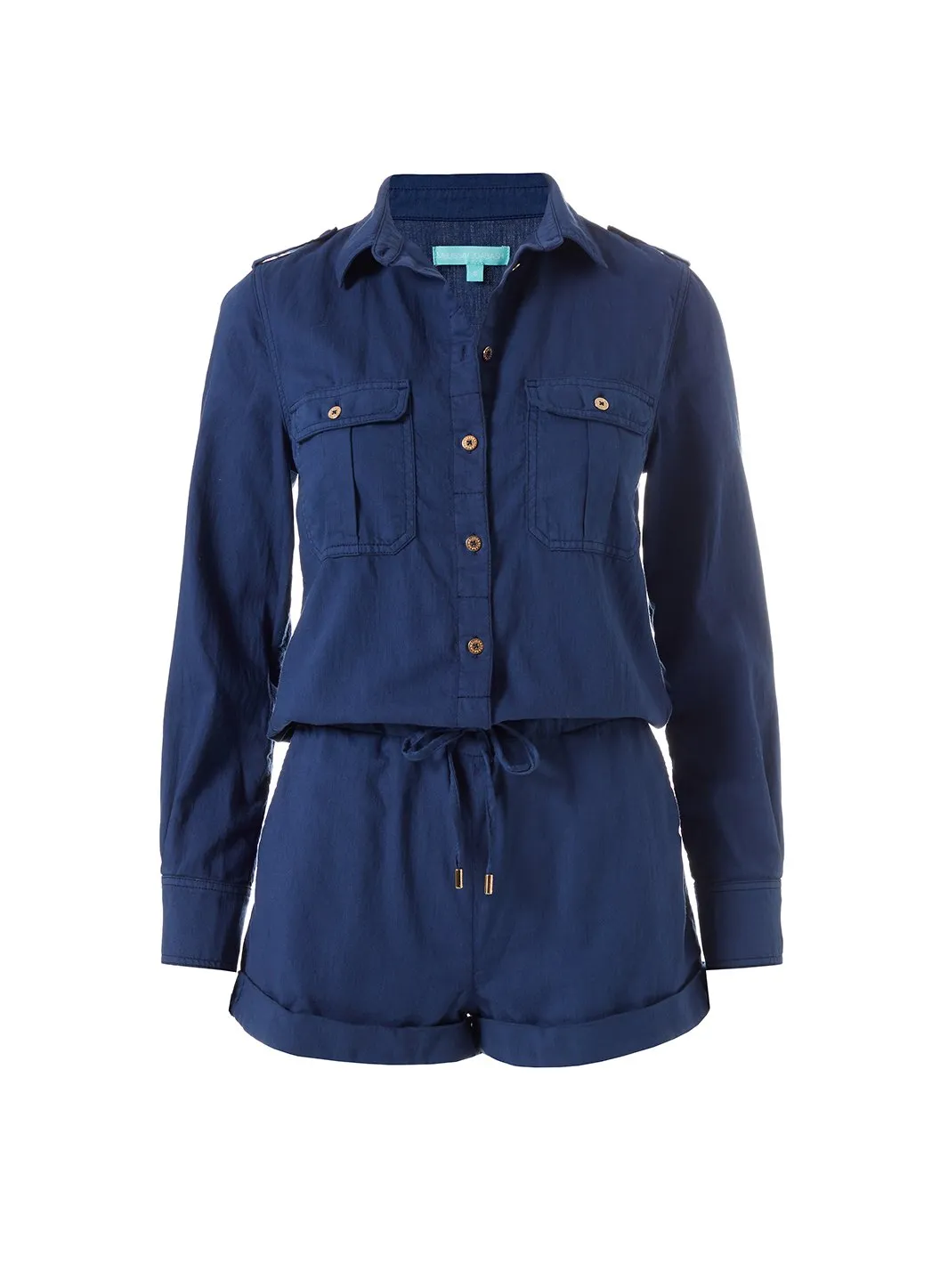 Honour Navy Playsuit