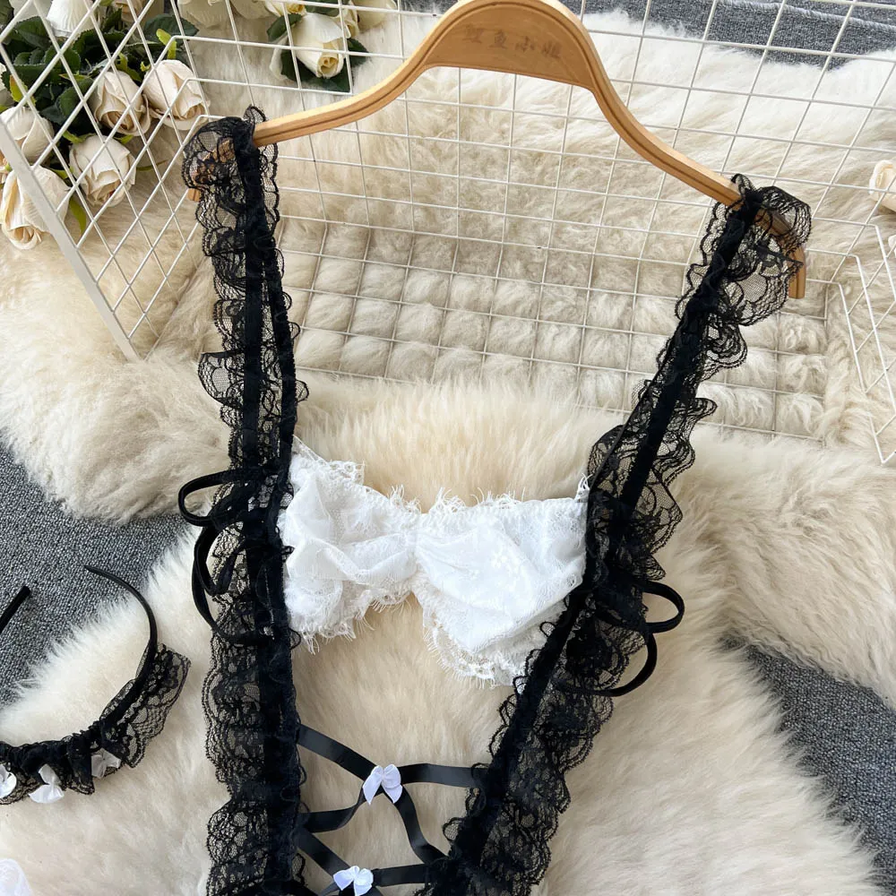 Hottie One-piece Uniform Lace Lingerie