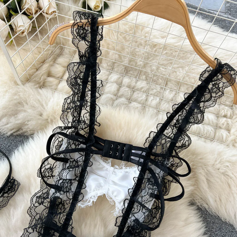 Hottie One-piece Uniform Lace Lingerie