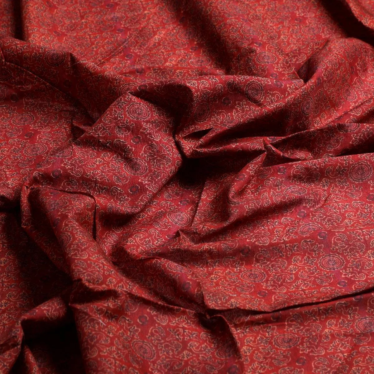 Innovative Birds Brown Colour Digital Printed Fabric - Cotton