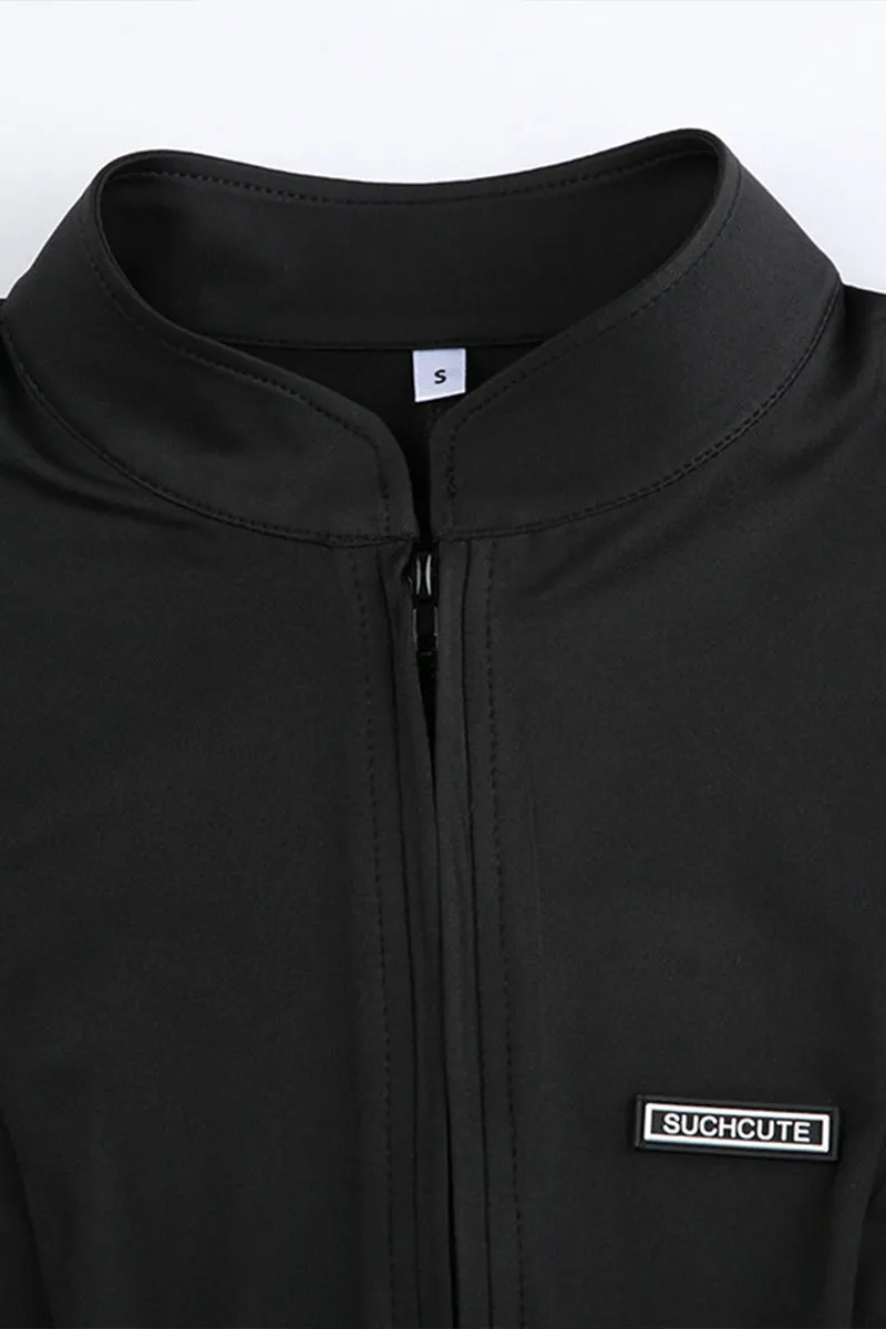 JR3043 Long Sleeve Workout Rompers