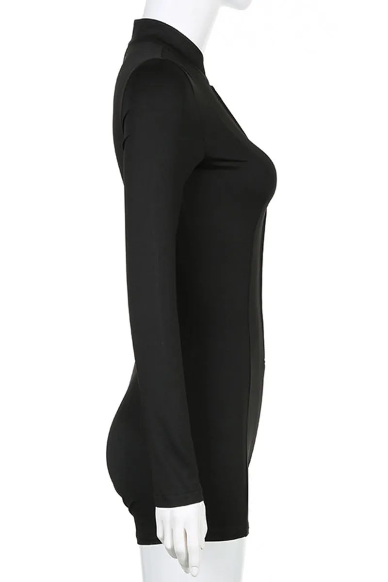JR3043 Long Sleeve Workout Rompers