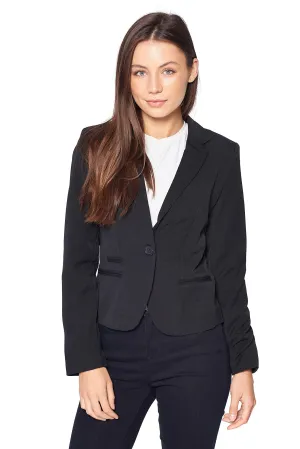 Khanomak Women's Long Sleeve Single Breasted Blazer Jacket