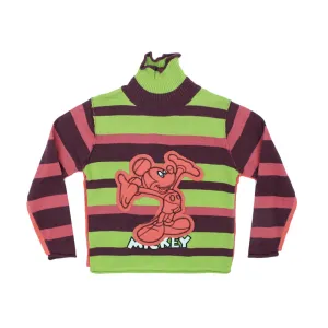 Kids Girl Striped Sweater,Multi