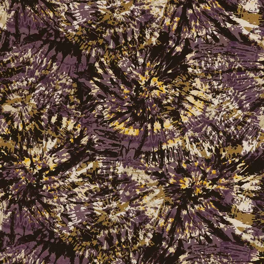 Lima - Mauve Firework Stretch Viscose Woven Twill Fabric - 2.1m Remnant